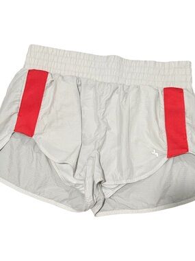 🏃‍♀️Joy Lab Women’s White & Pink Wide Waistband Pull On Athletic Shorts XL
